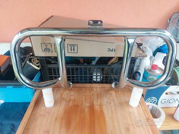 Barra paramotore cromata