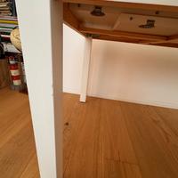 Tavolo allungabile bianco