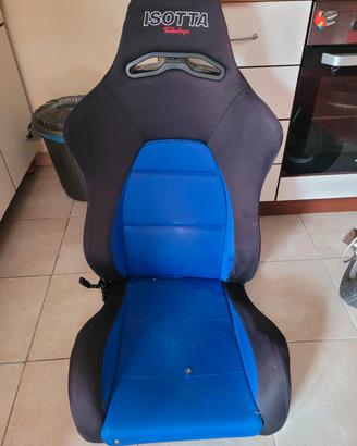 coppia di sedili da corsa