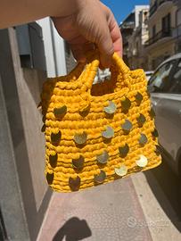 Borsa in fettuccia