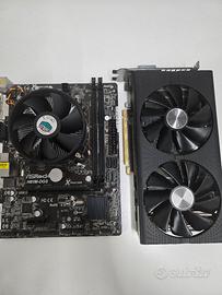 Bundle workstation h81m intel i7 4771 nitro 580 8g