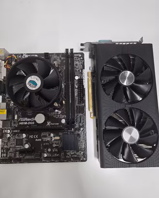Bundle workstation h81m intel i7 4771 nitro 580 8g