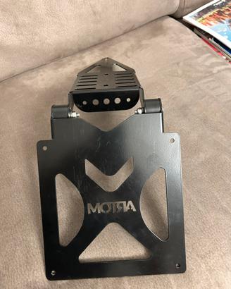 Porta targa moto cross-enduro