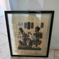 Quadro con papiro