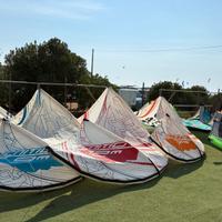 KIT KITESURF COMPLETO – 4 KITE + 3 BARRE – €600