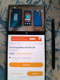 Samsung s23 ultra 1 TB