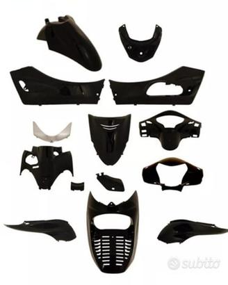KIT CARENE HONDA SH 300 2007>2010 14 PEZZI NERO