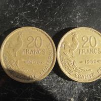 Francia 20 francs 1950 Georges Guiraud