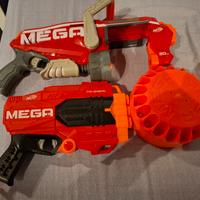 nerf mega megalodon e nerf mega tri-break