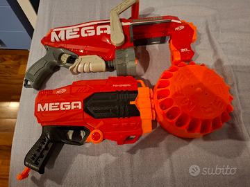 nerf mega megalodon e nerf mega tri-break