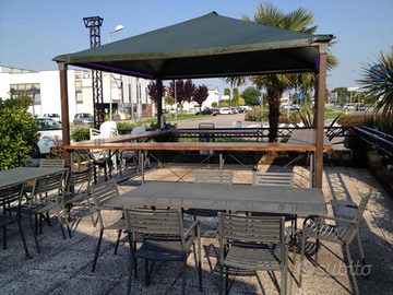 Robustissima struttura per bar al esterno