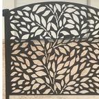 Recinzione in ferro tessuto