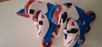 Pattini  con  rotelle in linea  bambina n 31