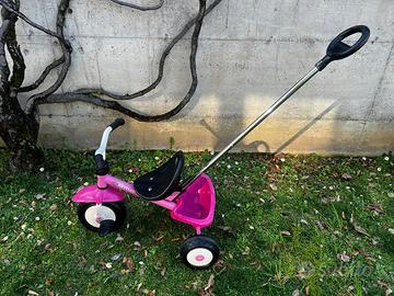 Bicicletta triciclo bambina Kettler con maniglia