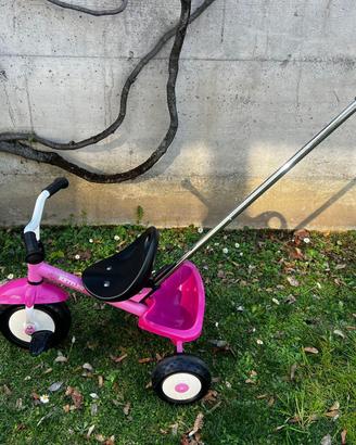 Bicicletta triciclo bambina Kettler con maniglia