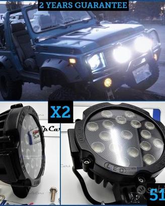 2 FARI LED per SUZUKI OFF-ROAD FUORISTRADA SUV