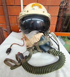 RR Casco da volo da Ufficiale pilota A.M. anni '50