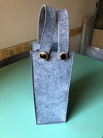 Borsa da vino in feltro