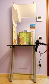 Specchio con mensola 