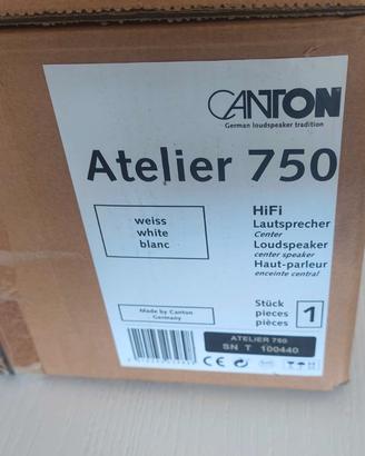 Centrale CANTON Atelier 750 bianco