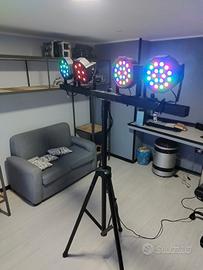 barra luci 4 faretti 