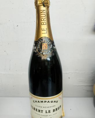 bottiglia di vino Champagne Albert le Brun