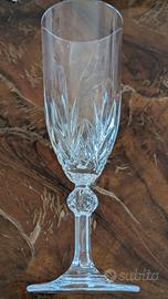 N.6 bicchieri in cristallo, perfetti.