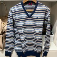Maglia scollo a V Kappa 100% lana taglia L