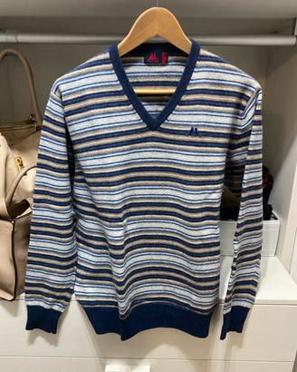 Maglia scollo a V Kappa 100% lana taglia L