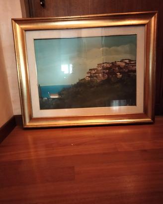 quadro  paesaggio ad olio 