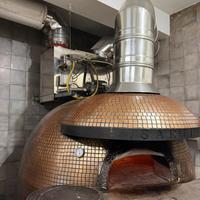 Forno a legna gas completo di abbattitore di fumi