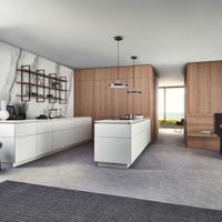 Cucina Moderna lineare L.3.3m - maniglia gola