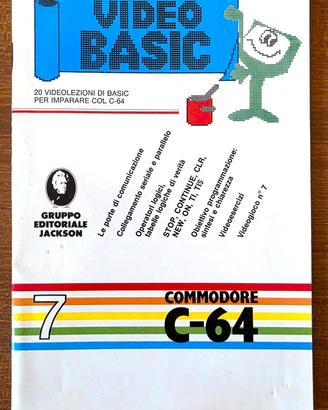 COMMODORE 64 C64 VIDEO BASIC 7 FASCICOLO C64C C64G