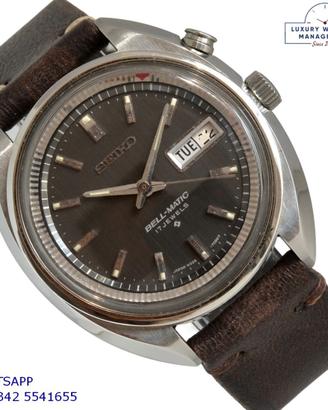 SEIKO Bell Matic 4006-7000 Japan alarm black 1970