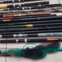 Attrezzatura da pesca usata per laghetto/mare