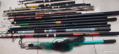 Attrezzatura da pesca usata per laghetto/mare
