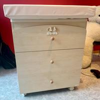 Fasciatoio MIBB con bagnetto e 3 cassetti