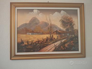 quadro olio su tela Antonio Ponticelli
