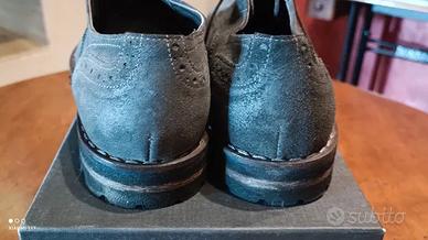 Scarpe Stringate Eveet in Camoscio Grafite – 44