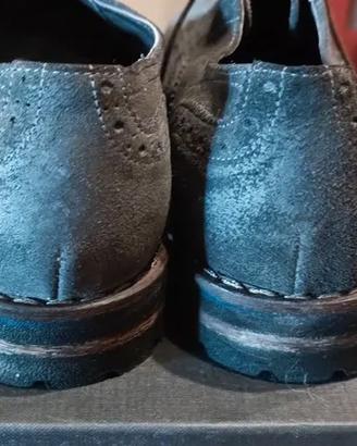 Scarpe Stringate Eveet in Camoscio Grafite – 44