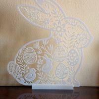 🐰 Decorazione Pasquale Coniglio –Line Art Elegante