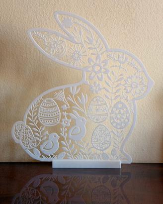 🐰 Decorazione Pasquale Coniglio –Line Art Elegante