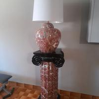 Lampada con colonna