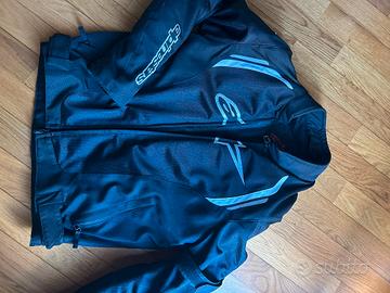 giacca moto traforata alpinestars