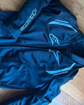 giacca moto traforata alpinestars