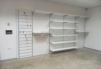 Scaffale abbigliamento guardaroba n legno bianco "