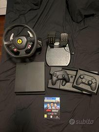 PS4 base+thrustmaster t80 ferrari+naconpro2+f12018