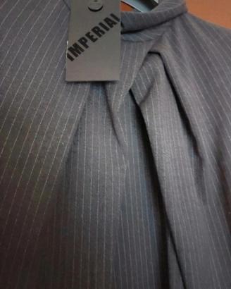 Abito Gessato Grigio Brand Imperial Made in ltaly