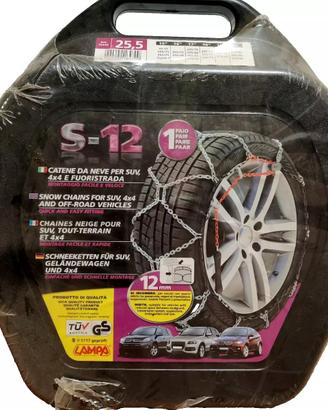 Catene da Neve S-12mm per SUV e Fuoristrada 25.5