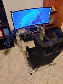 Postazione Sim Racing: Simagic M10 & GT4 + Pedali